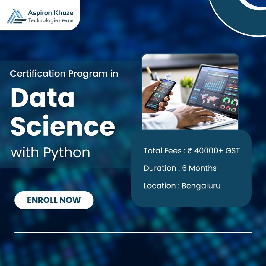 Admission Open For Data Science with Python at Asprion Khuze Technologies Pvt LTD, Bengaluru/Bangalore